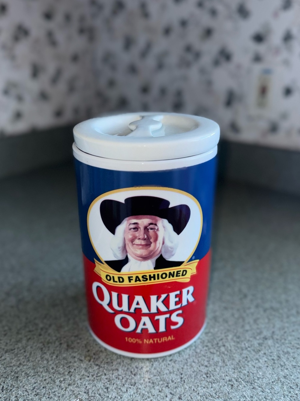Vintage Quaker Oats Limited Edition Ceramic Cookie Jar